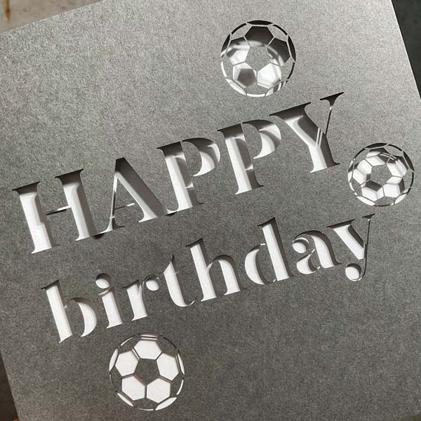 Fussball Geburtstagskarte